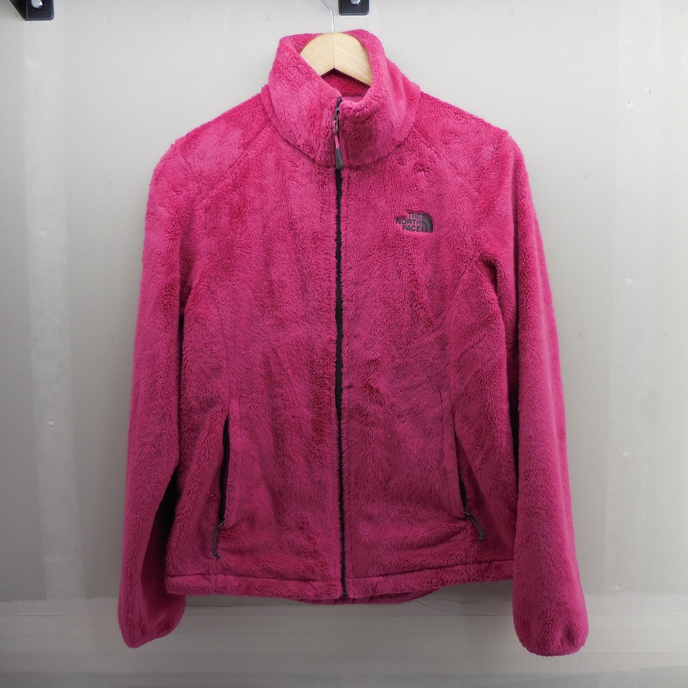 The North Face Osito Pink High Pile Fleece Full Zip Jacket Womens Small 1707